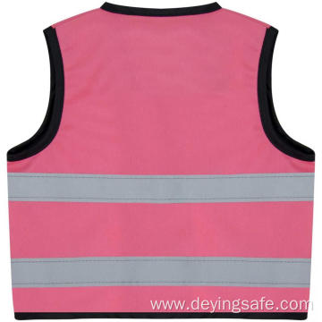 100% polyester Reflective safety vest for kids